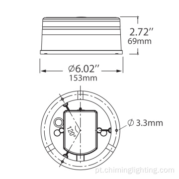 farol duplo led farol 12v luz